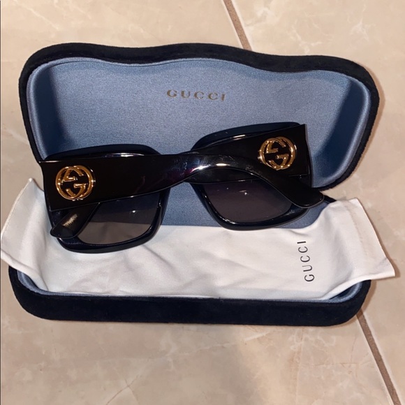 Brand New Gucci Oversize Rectangular Sunglasses
